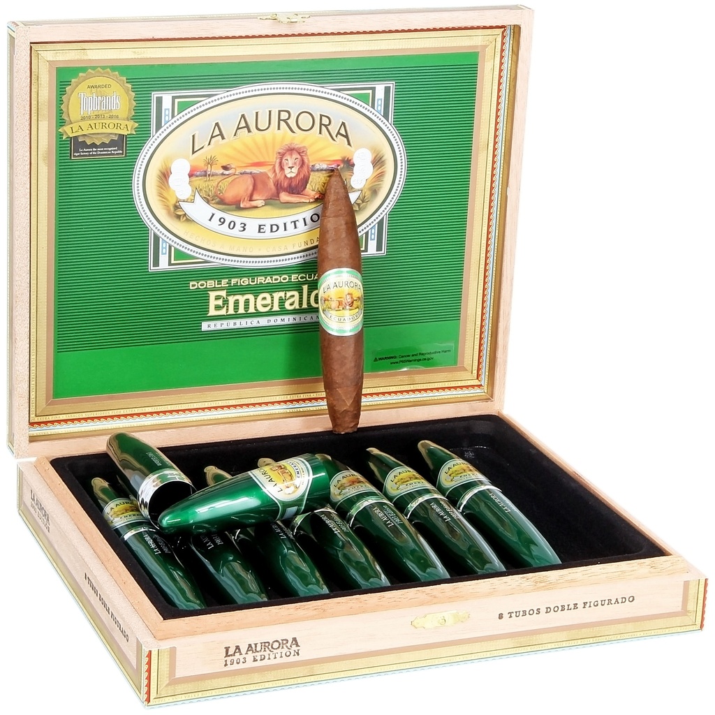 La Aurora Preferidos Ecuador Emerald Tubes 5" * 54