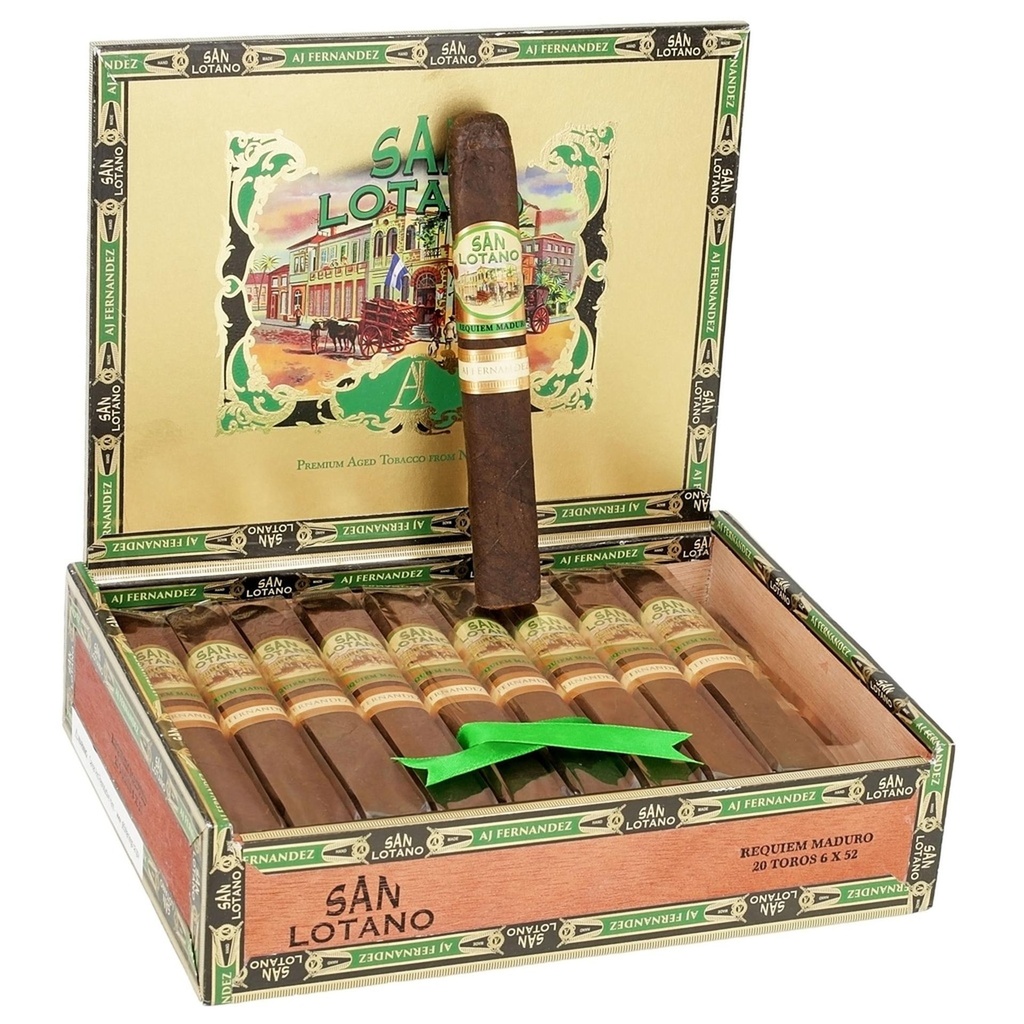 AJ Fernandez San Lotano Requiem Maduro Toro Box of 20 - 6" x 52