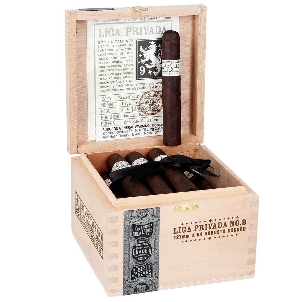Liga Privada No. 9 Robusto 5" * 54