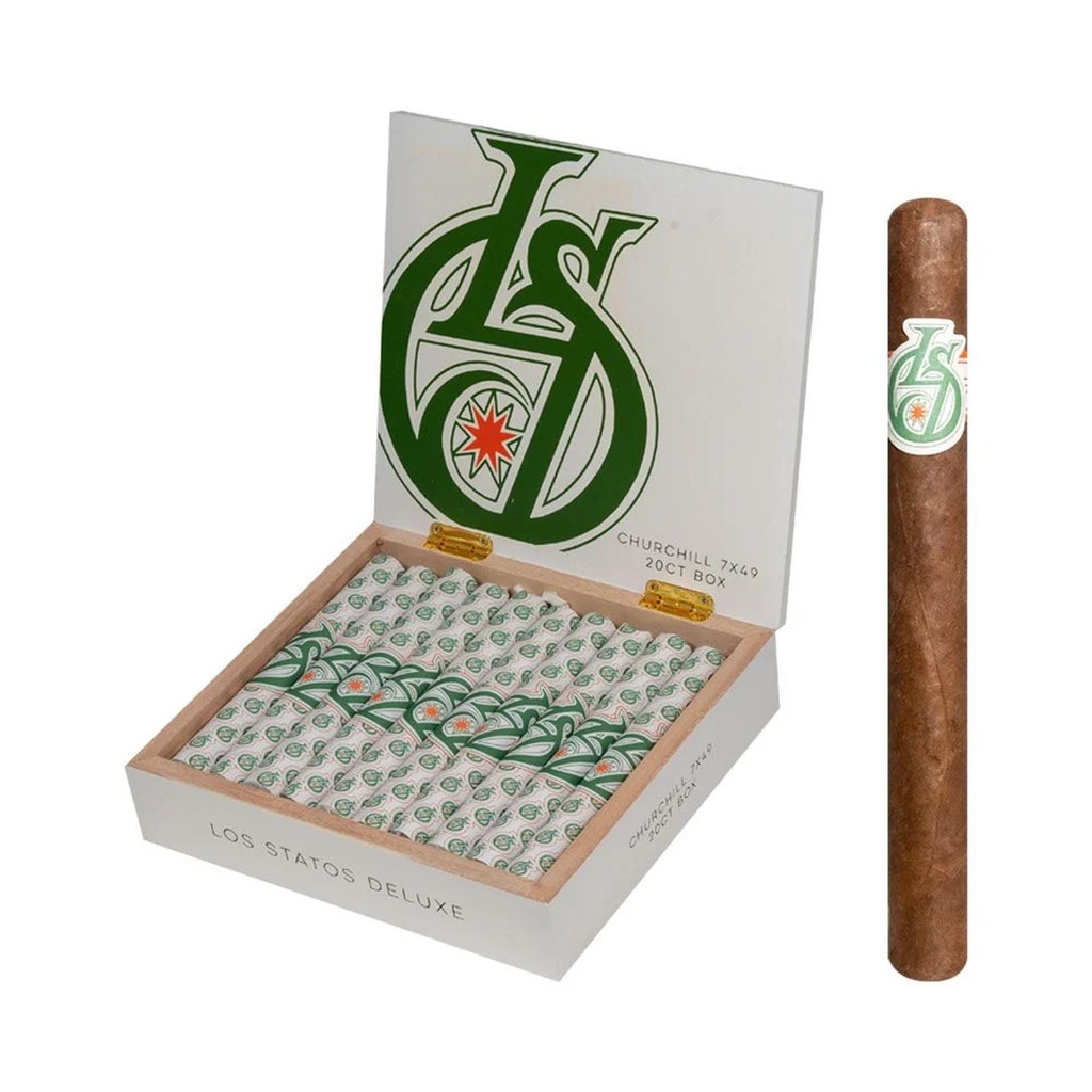 Los Statos Deluxe Churchill Box of 20 - 7" x 49