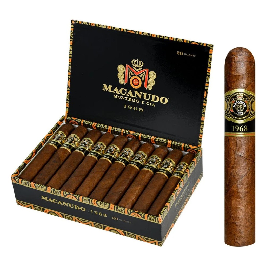 Macanudo 1968 Robusto Box of 20 - 5'' x 50