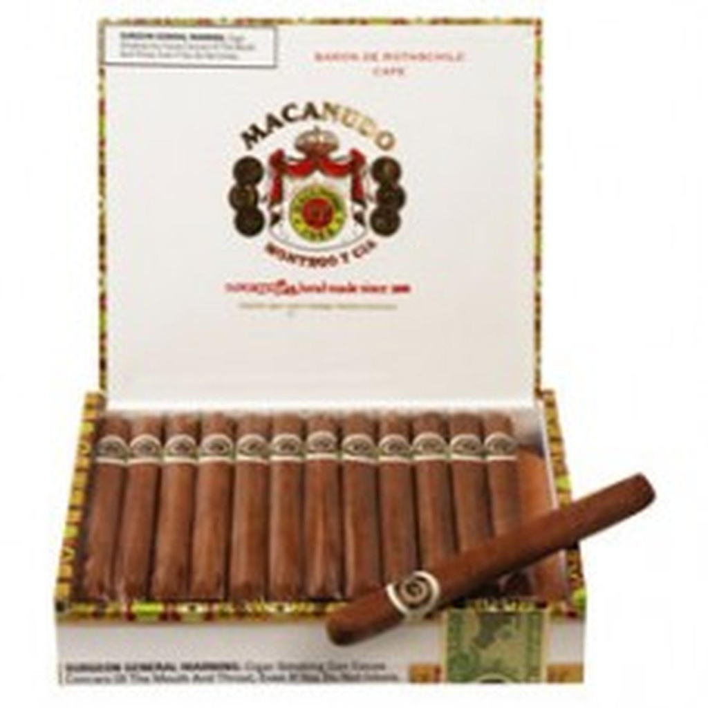 Macanudo Cafe Baron De Rothschild 25s Box of 25 -  6" 1/2 x 49