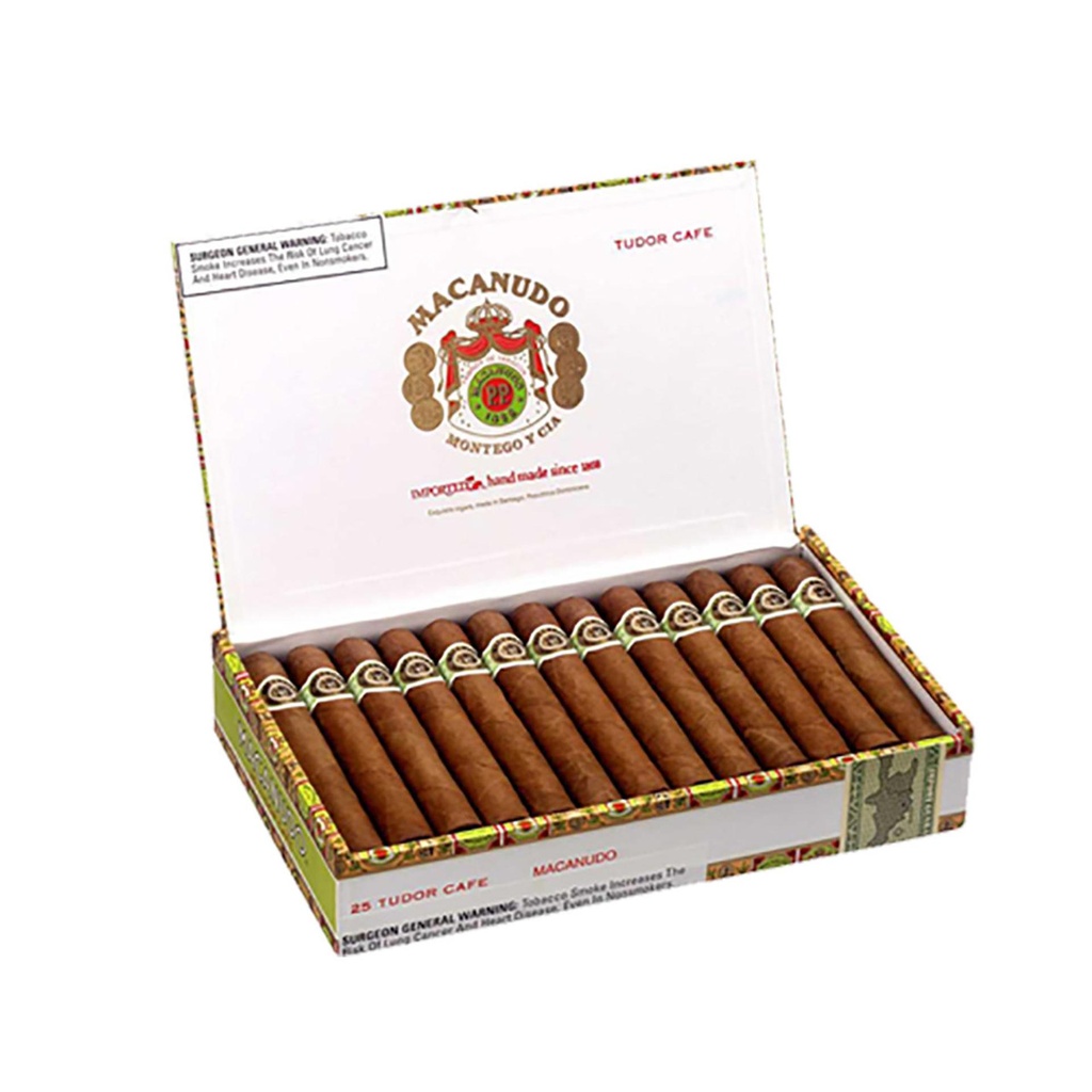 Macanudo Cafe Lords Box of 25 -  4'' 3/4 x 49