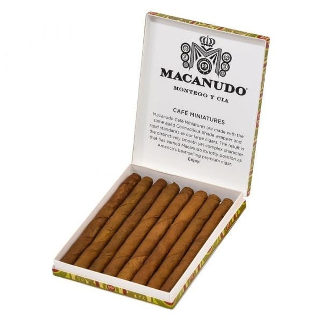Macanudo Cafe Miniatures Box of 10 -  3'' 3/4 x 24