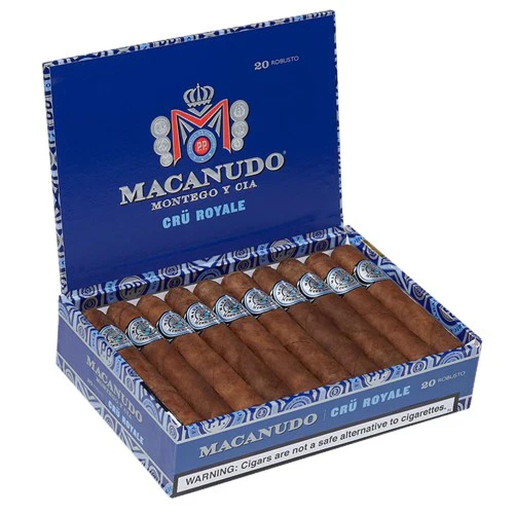 Macanudo Cru Royale Robusto Box of 20 - 5" x 50