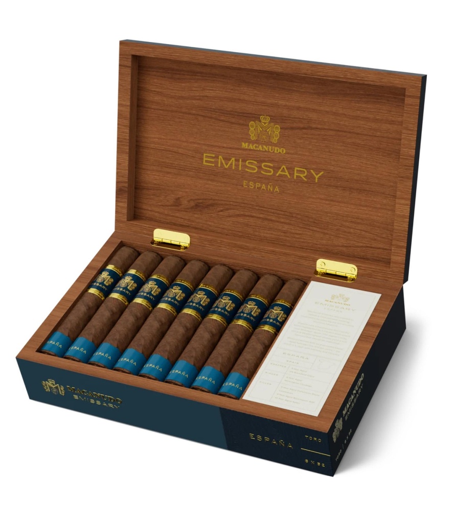 Macanudo Emissary Espana Churchill Box of 16 - 7" x 48