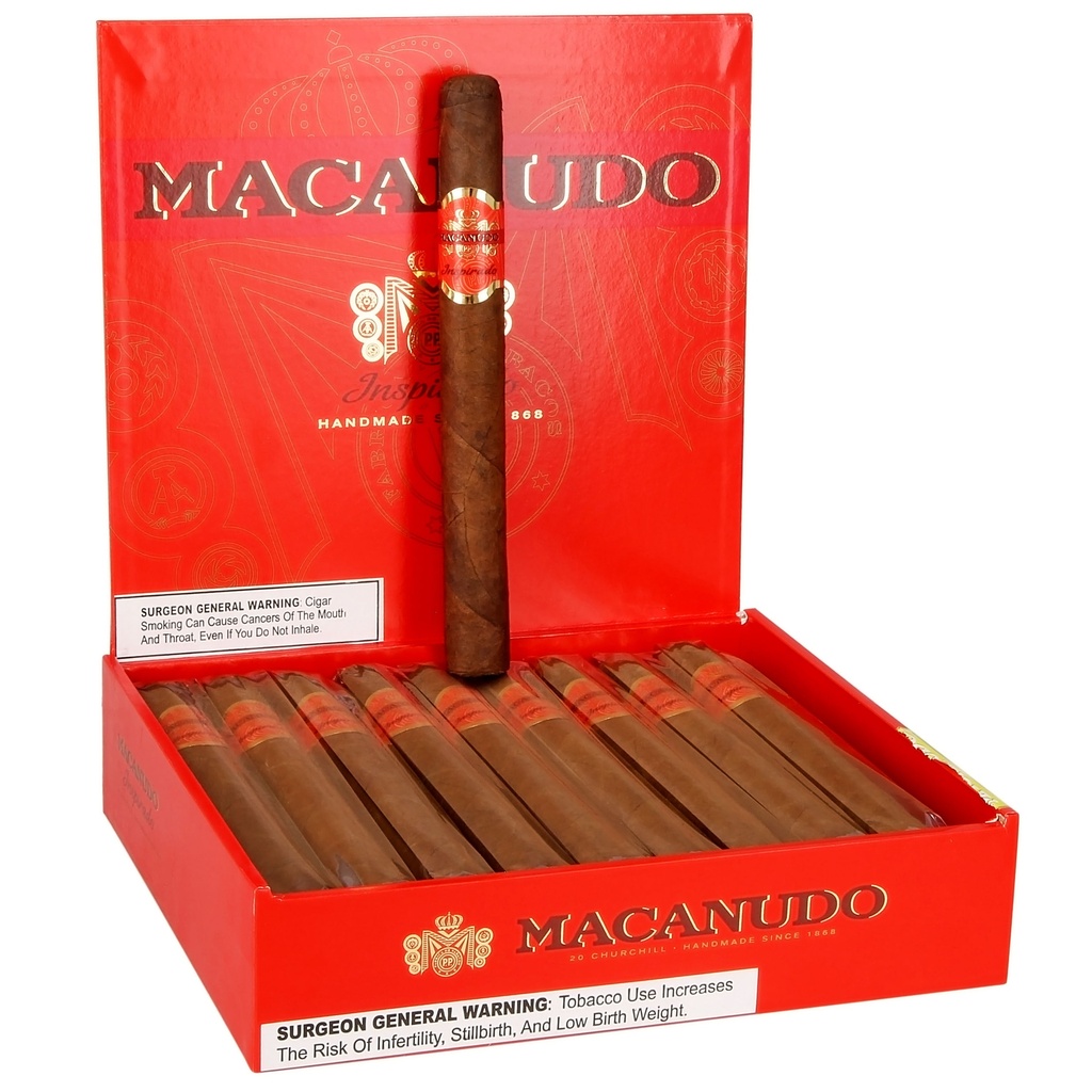 Macanudo Inspirado Orange Churchill Box of 20 - 7" x 49 