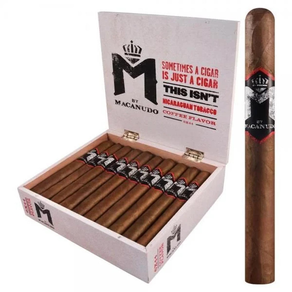 Macanudo M By Macanudo Coffee Corona Box of 20 -  6" x  44