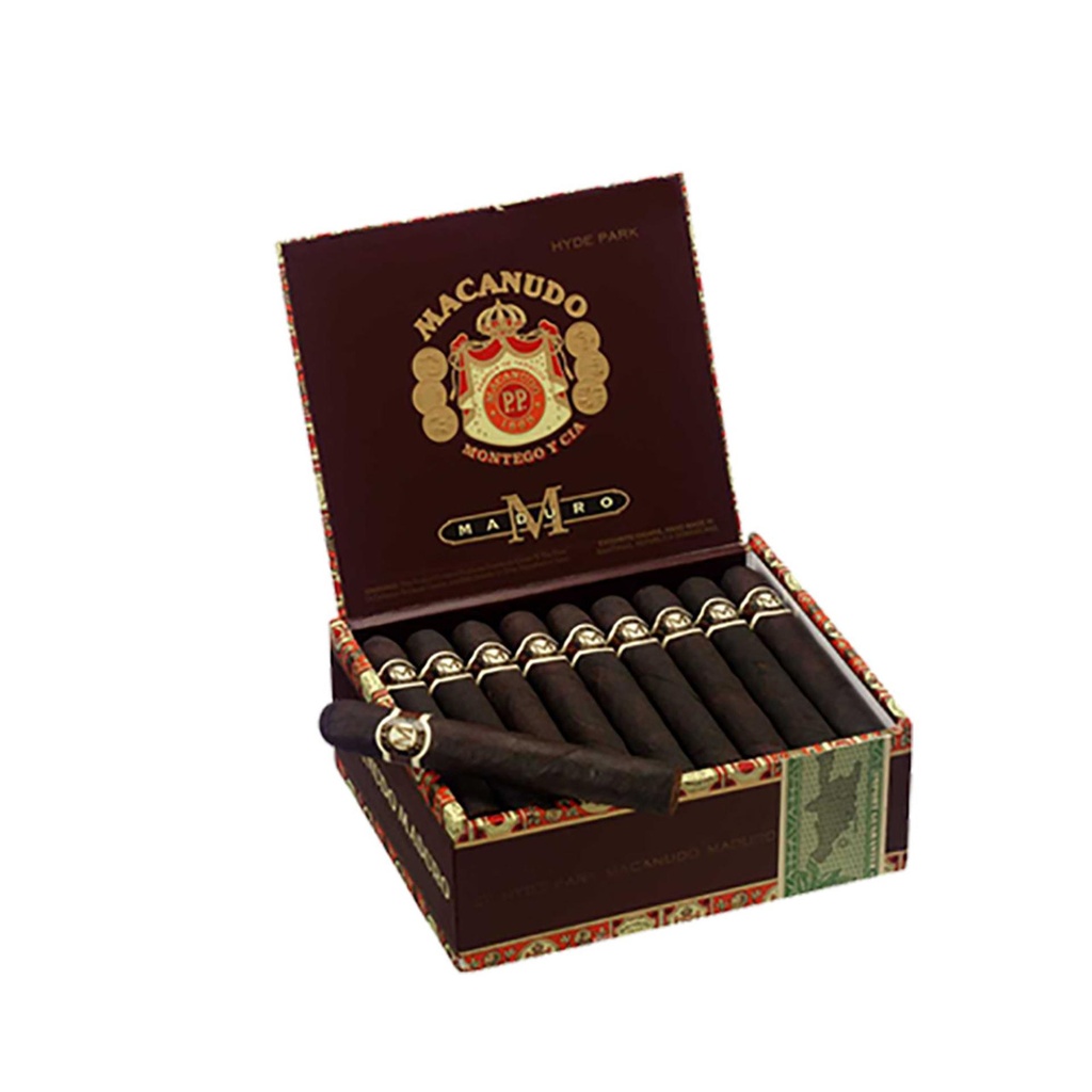 Macanudo Maduro Hyde Park Box of 25 - 5" 1/2 x 49