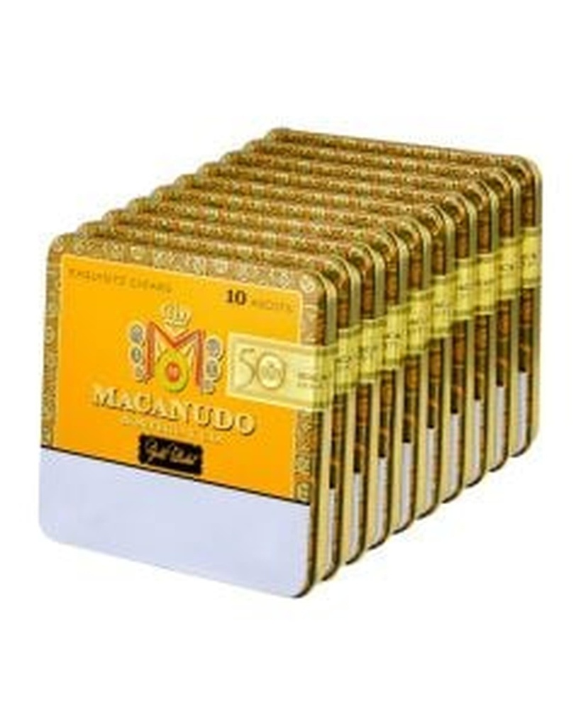 Macanudo Small Cigars Gold Label Tin of 10 - 4" 3/16 x 32 