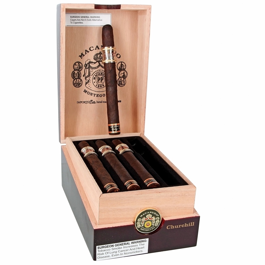 Macanudo Vintage Maduro 97 Churchill Box of 12 - 7'' x 49 