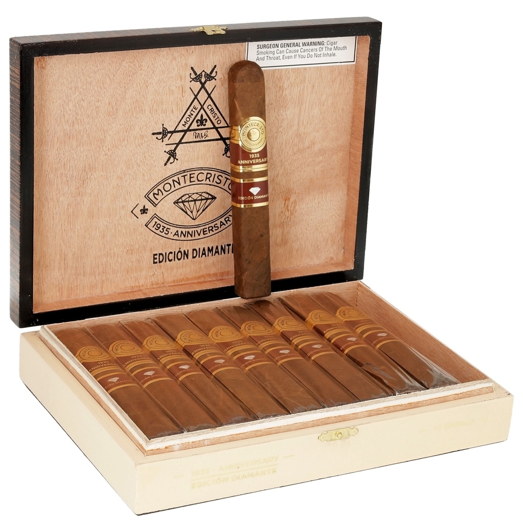 Montecristo 1935 Anniversary Edicion Diamante Grande Box of 10 - 6" x 60