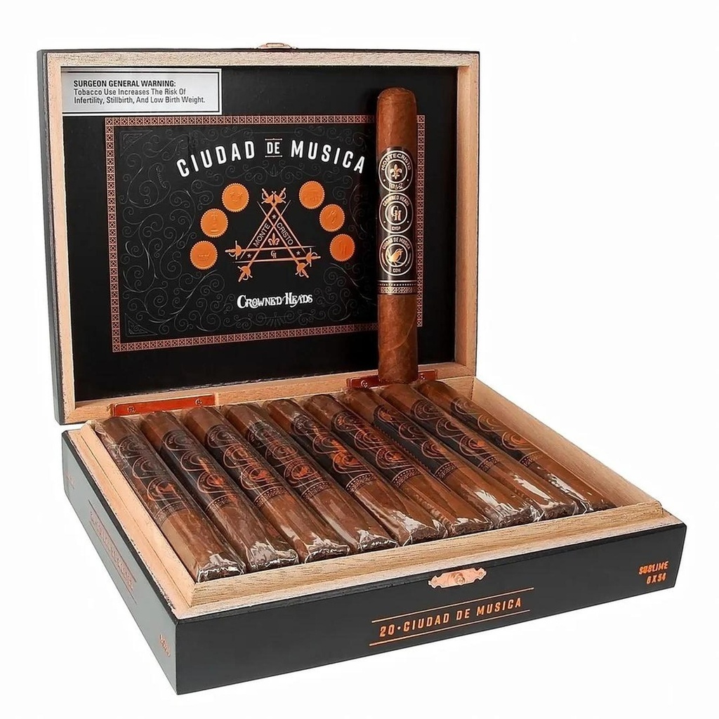 Montecristo Ciudad de Musica Piramide 6" * 52 