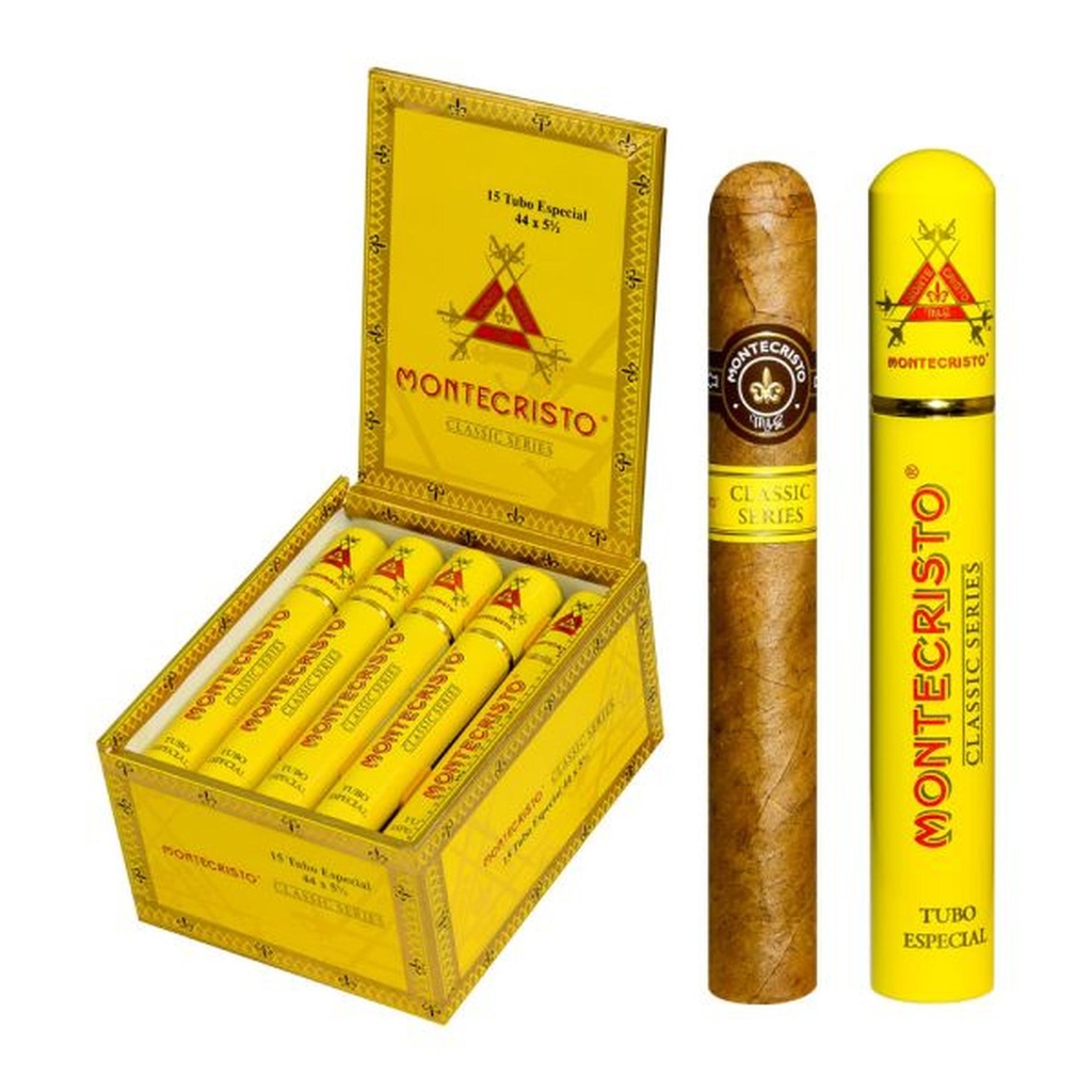 Montecristo Classic Collection Tubo Especial Box of - 15 - 5" 1/2 x 44  