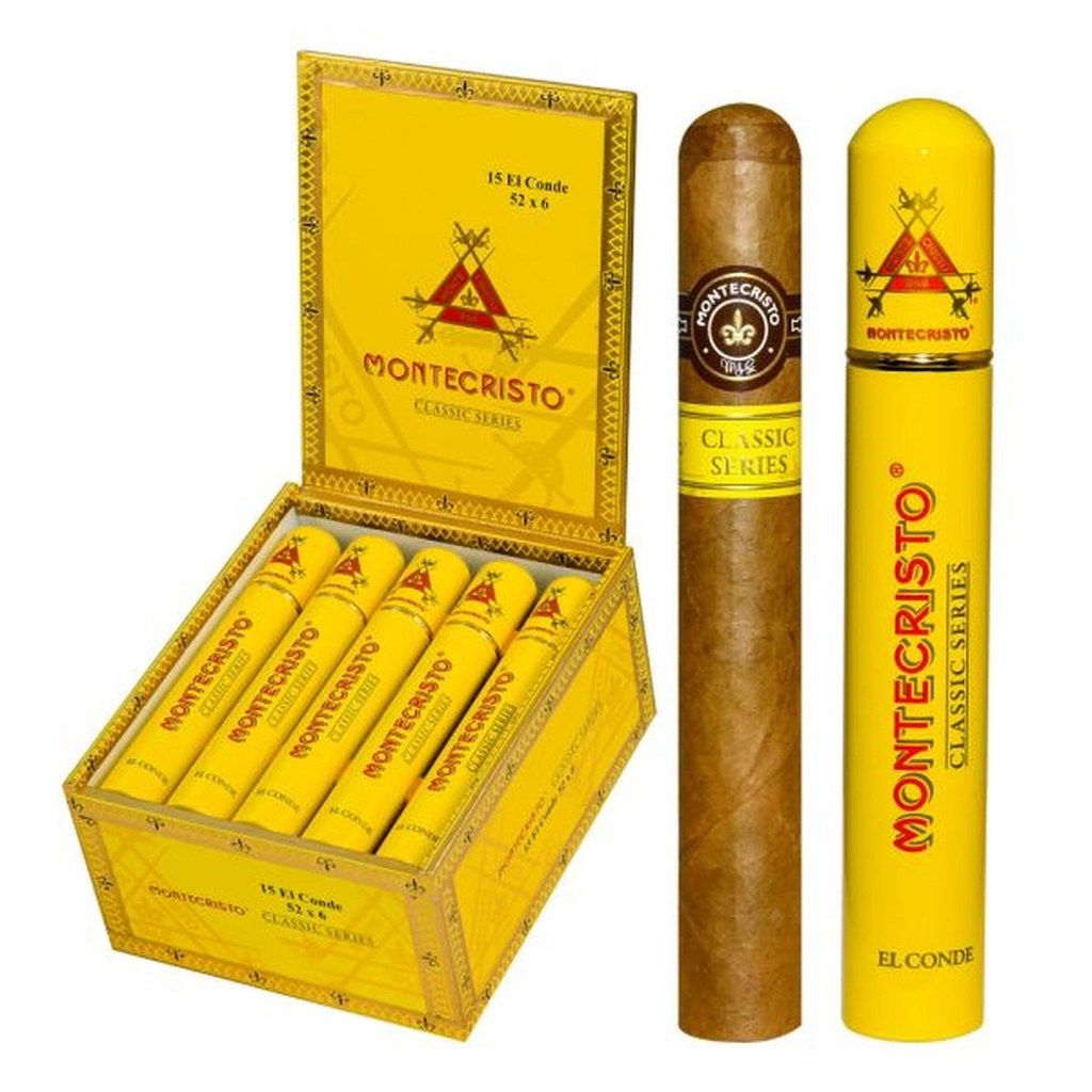 Montecristo Classic El Conde En Tubo 6" * 52 