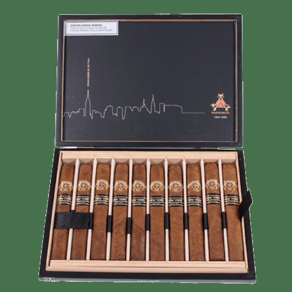 Montecristo Connoisseur Edition New York Box of 10 - 6" x 60