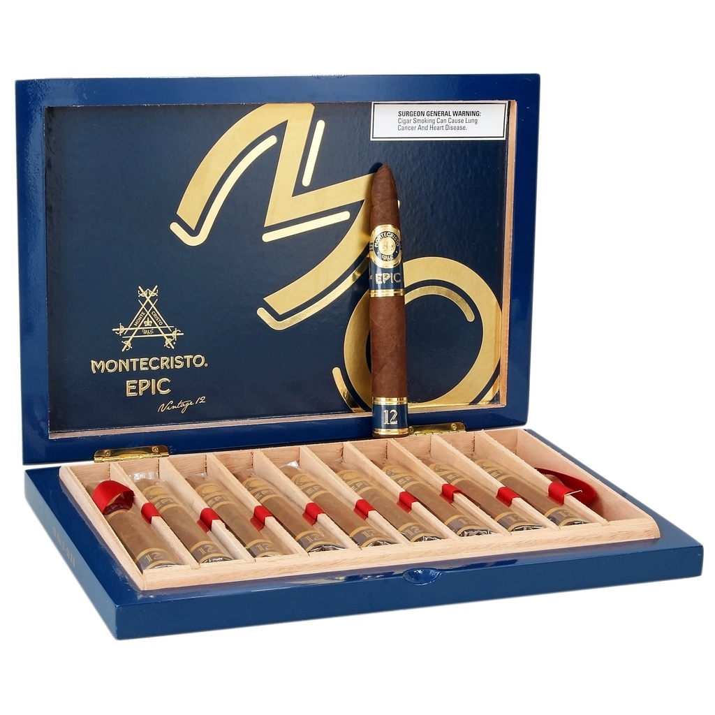 Montecristo Epic Vintage 12 Blue No. 2 Box of 10 - 6" x 50