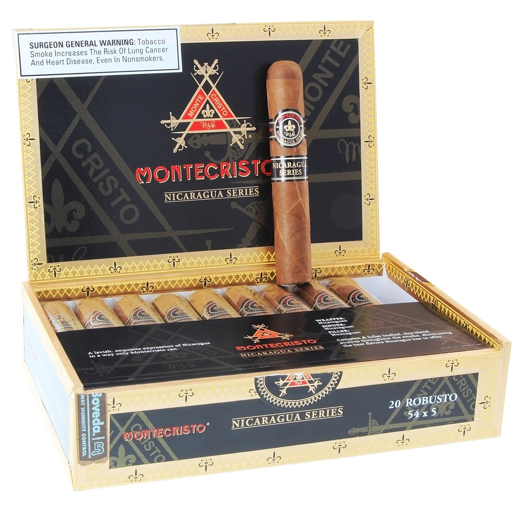 Montecristo Nicaragua Robusto Box of 20 - 5" x 54