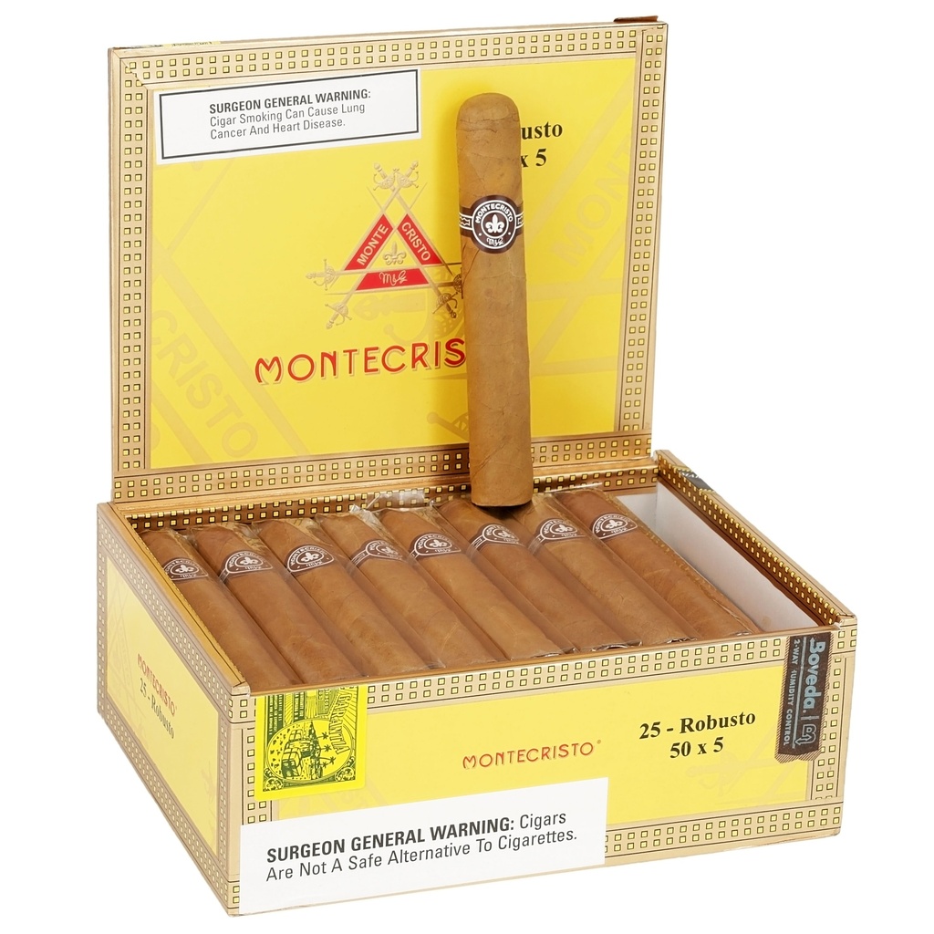 Montecristo Original Robusto Box of 25 - 5" x 50
