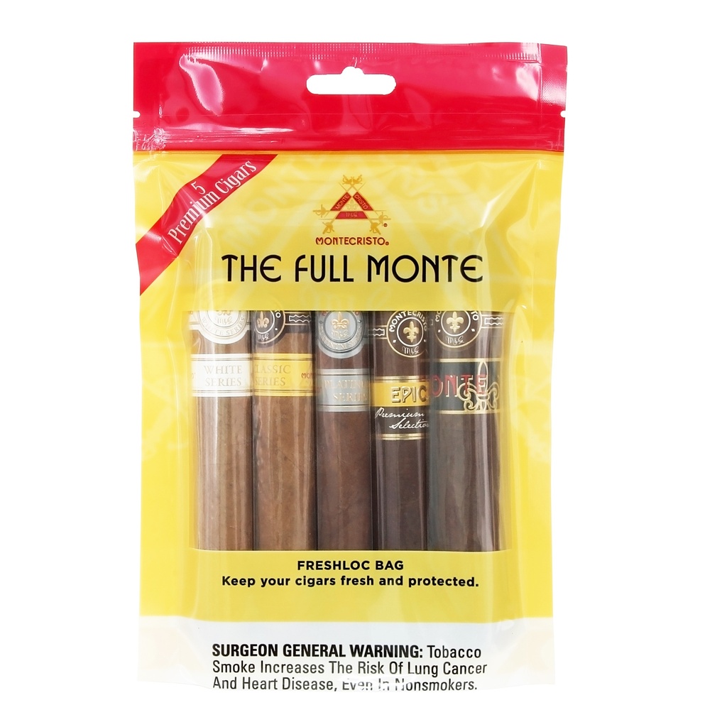 Montecristo Retail Shelf The Full Monte 5-Cigar/8-Pack