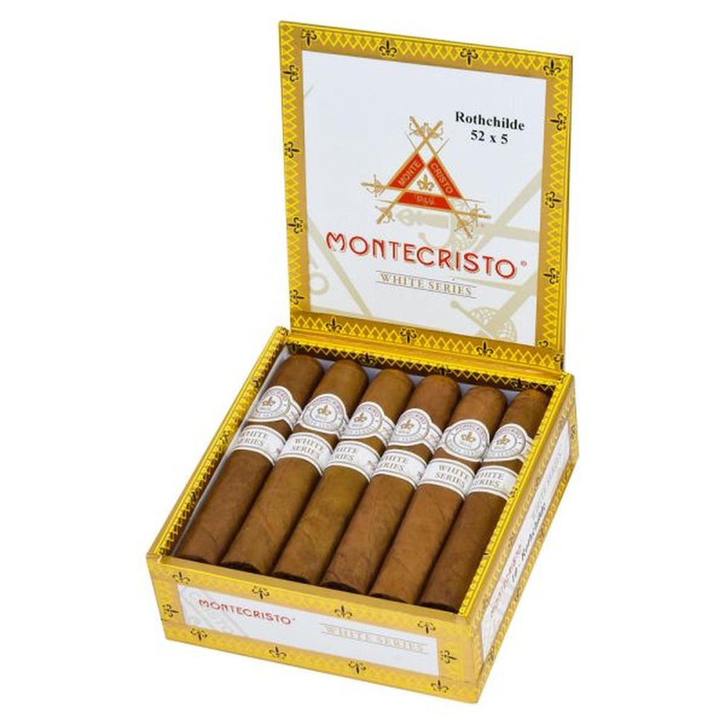 Montecristo White Rothchilde Box of 10 - 5" x 52 
