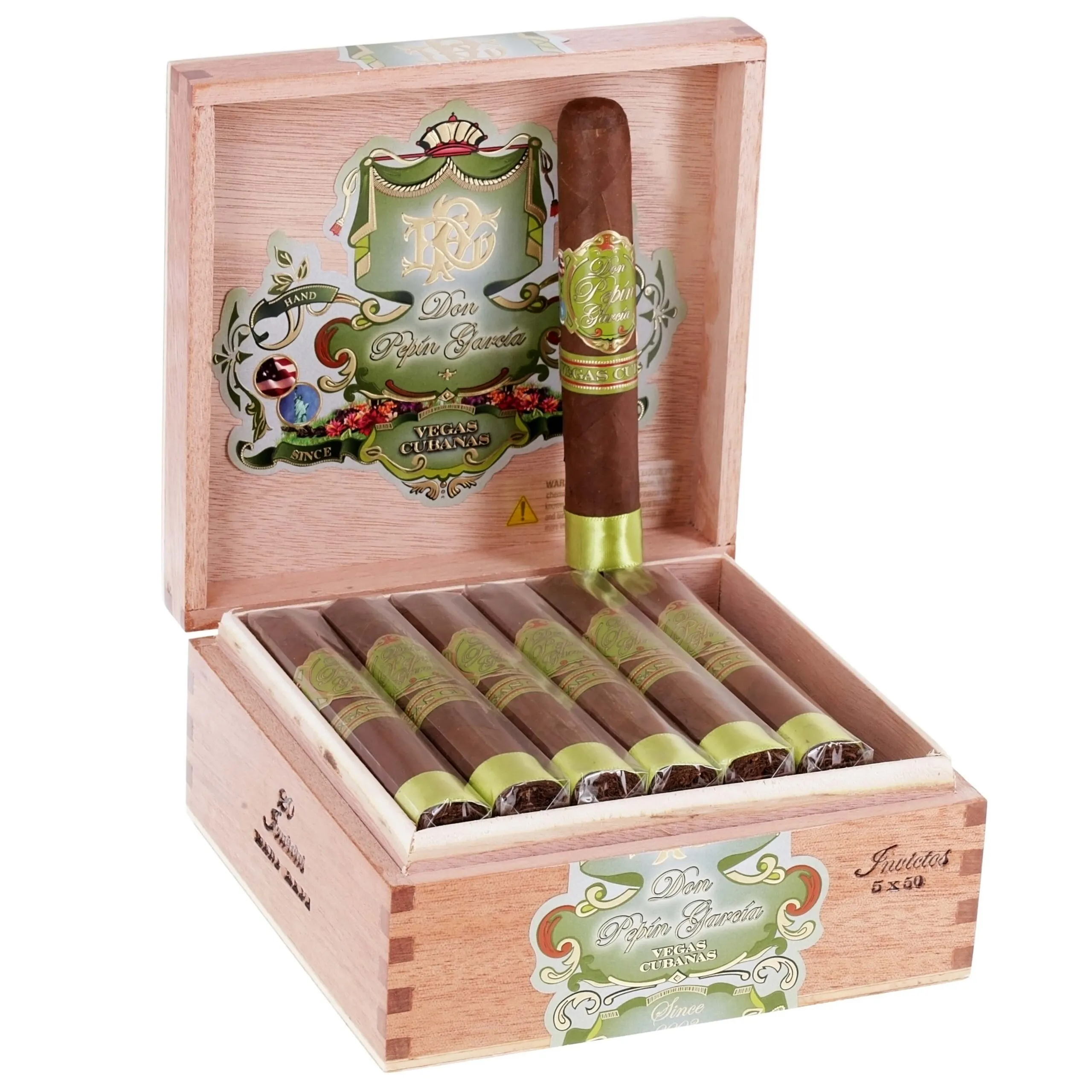 My Father Don Pepin Garcia Vegas Cubanas Invictos Box of 20 - 5'' x 50