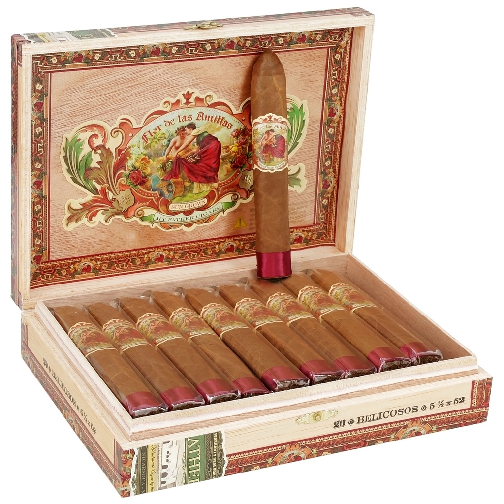 My Father Flor de Las Antillas Belicoso Box of 20 - 5'' 1/2 x 52