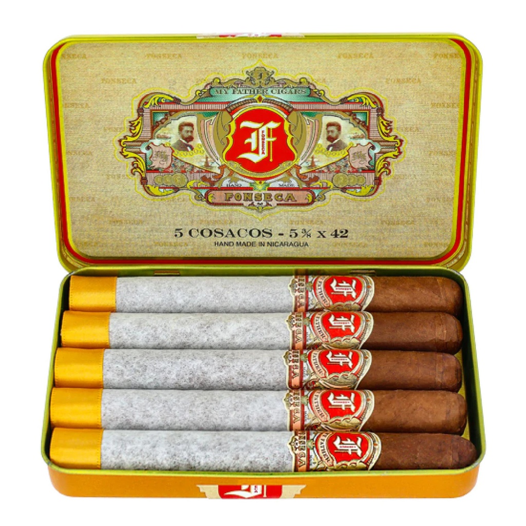 My Father Fonseca Tin Of 5 Casacos 5'' 3/8 x 42