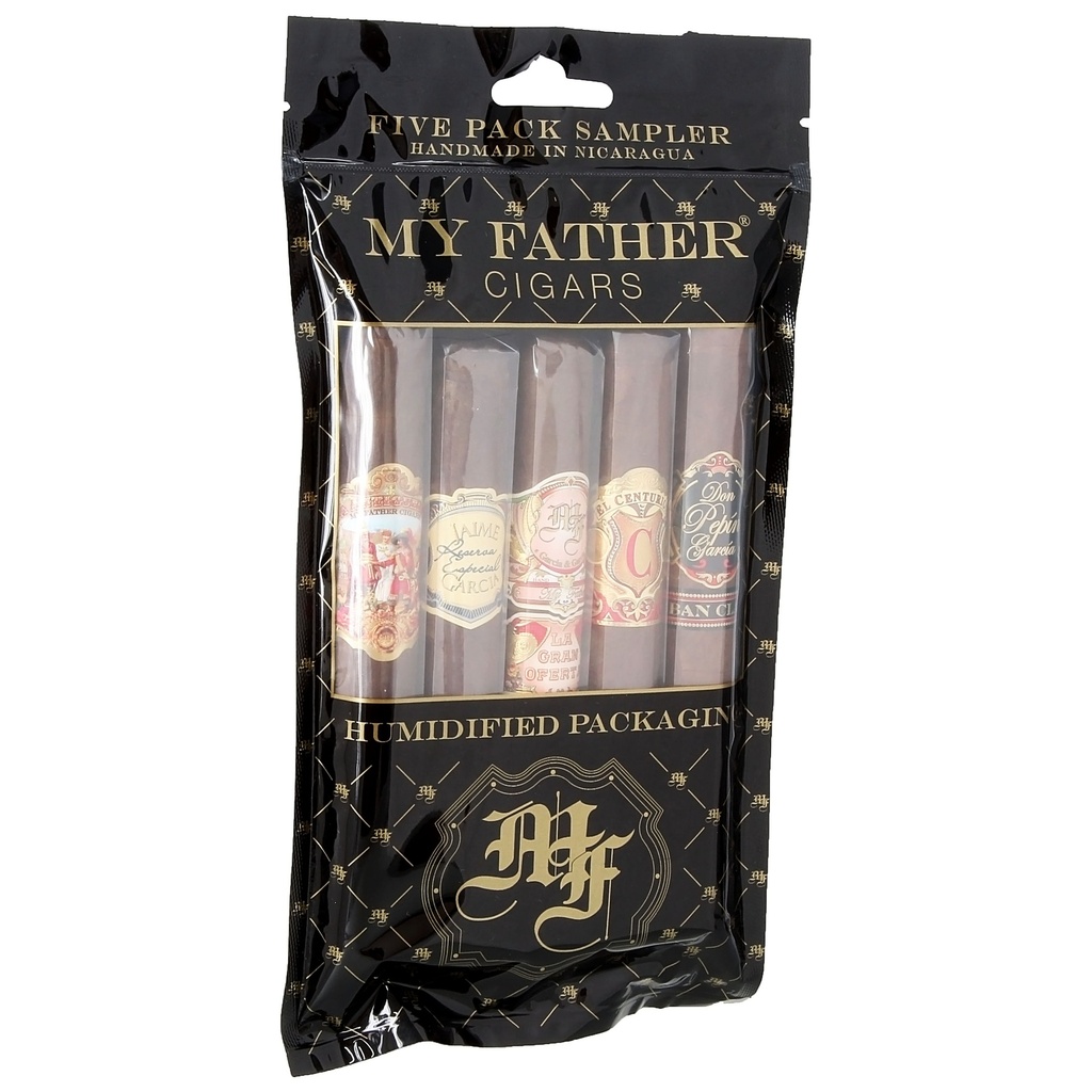 My Father Fresh Pack No. 2, 5-Cigar Sampler - 6'' x 50