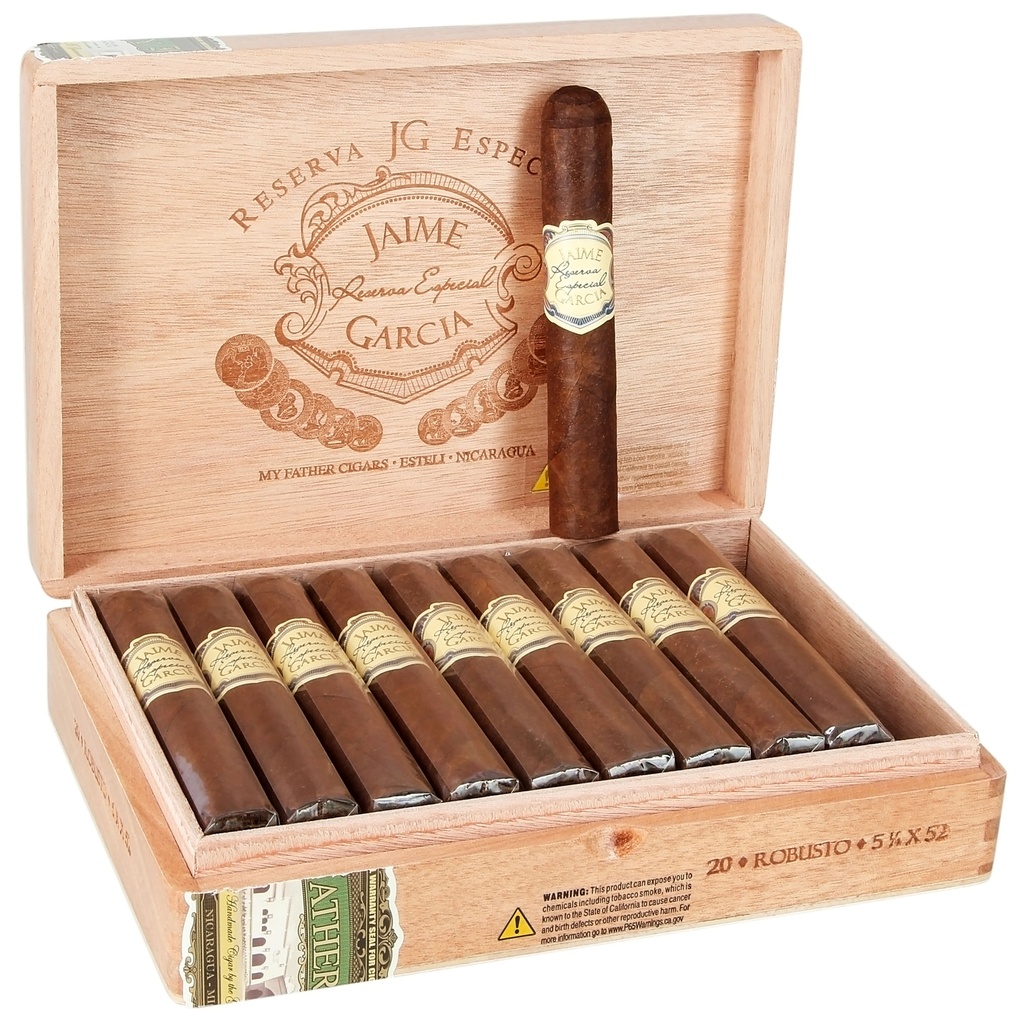 My Father Jaime Garcia Reserva Especial Robusto Box of 20 - 5" 1/4 x 52