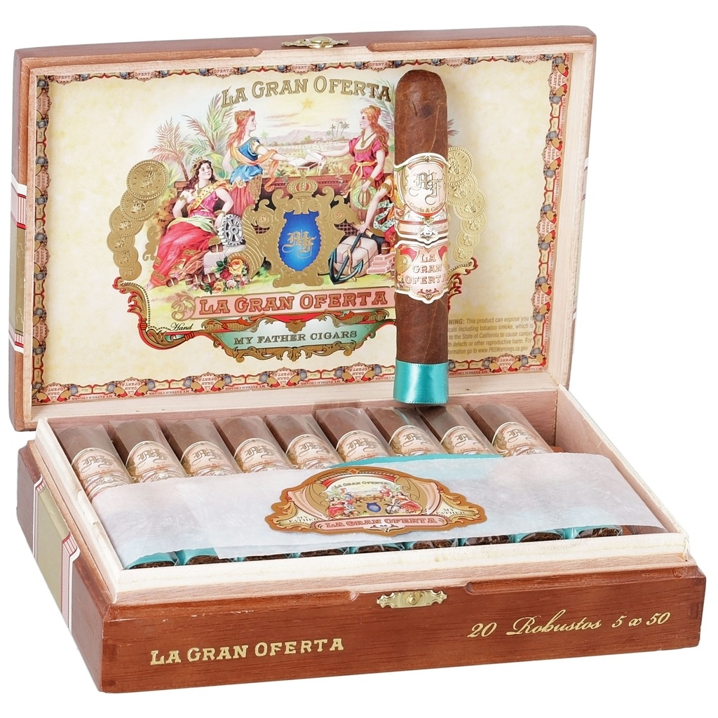My Father La Gran Oferta Robusto Box of 20 - 5'' x 50