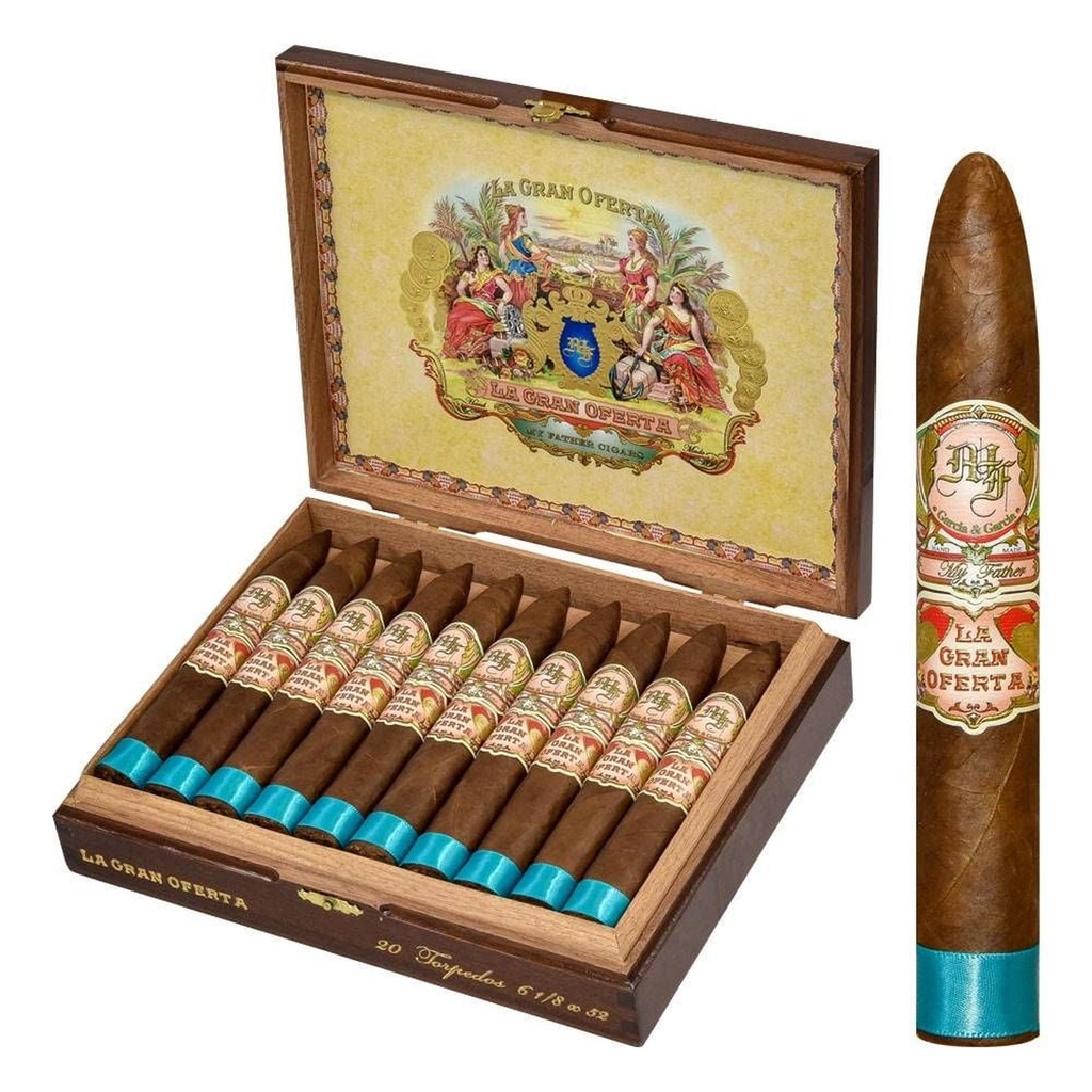 My Father La Gran Oferta Torpedo Box of 20 - 6'' 1/8 x 52