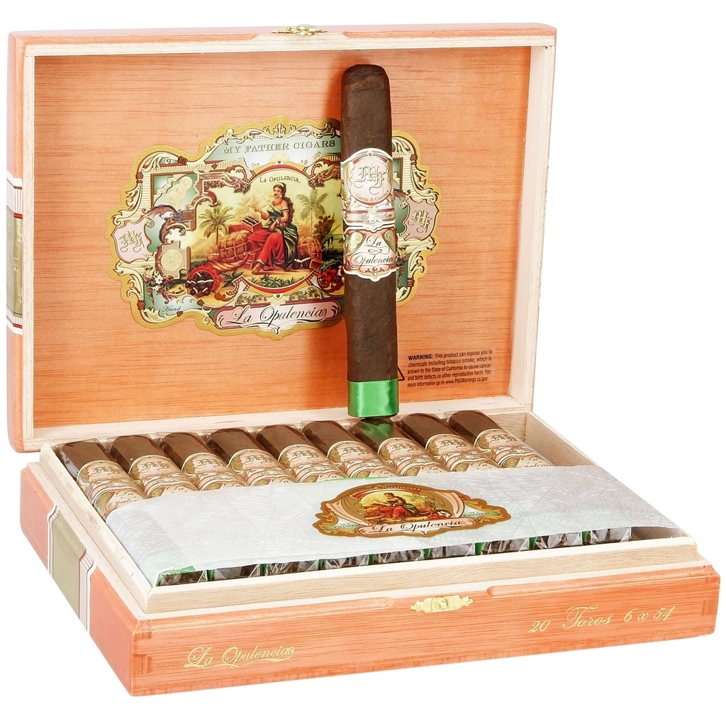 My Father La Opulencia Toro Box of 20 - 6'' x 54