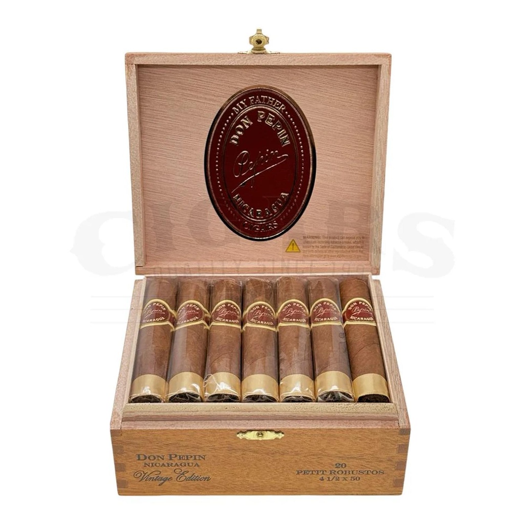 My Father Pepin Vintage Edition Petit Robusto Box of 20 - 4''1/2 x 50