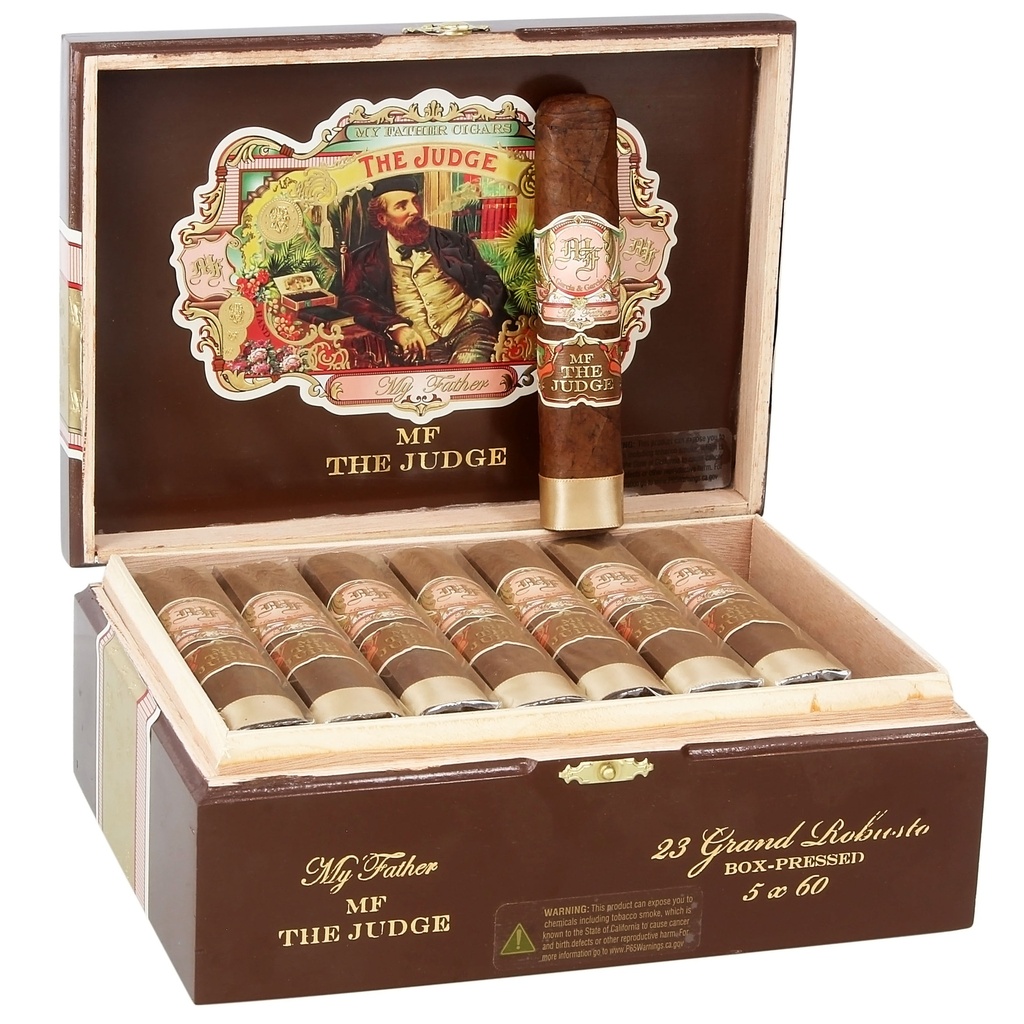 My Father The Judge Grand Robusto Box of 23 - 5" x 60