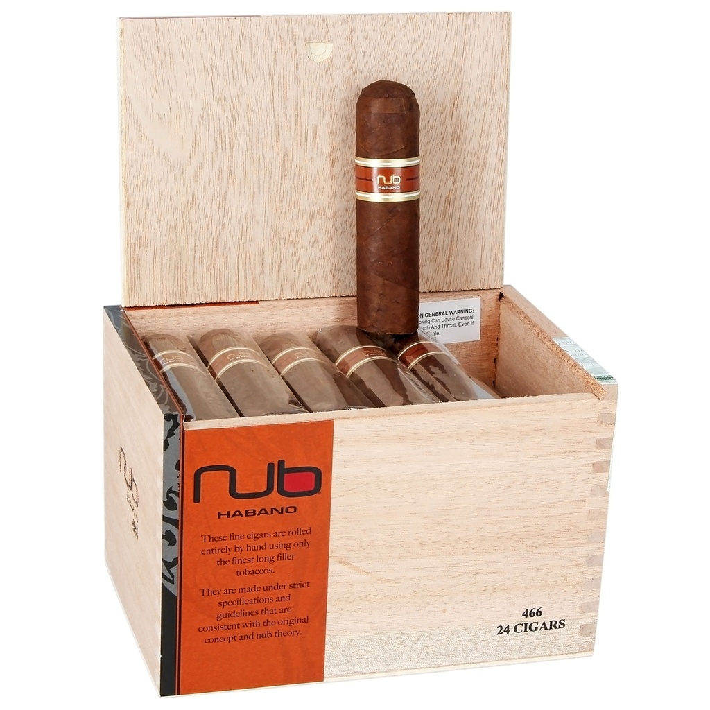 Nub Habano 466 Box of 24 - 4" x 66