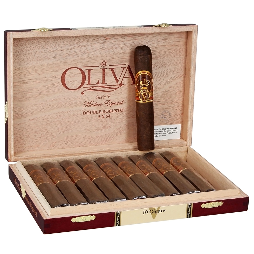 Oliva Serie V Maduro Especial Double Robusto Box of 10 - 5" x 54