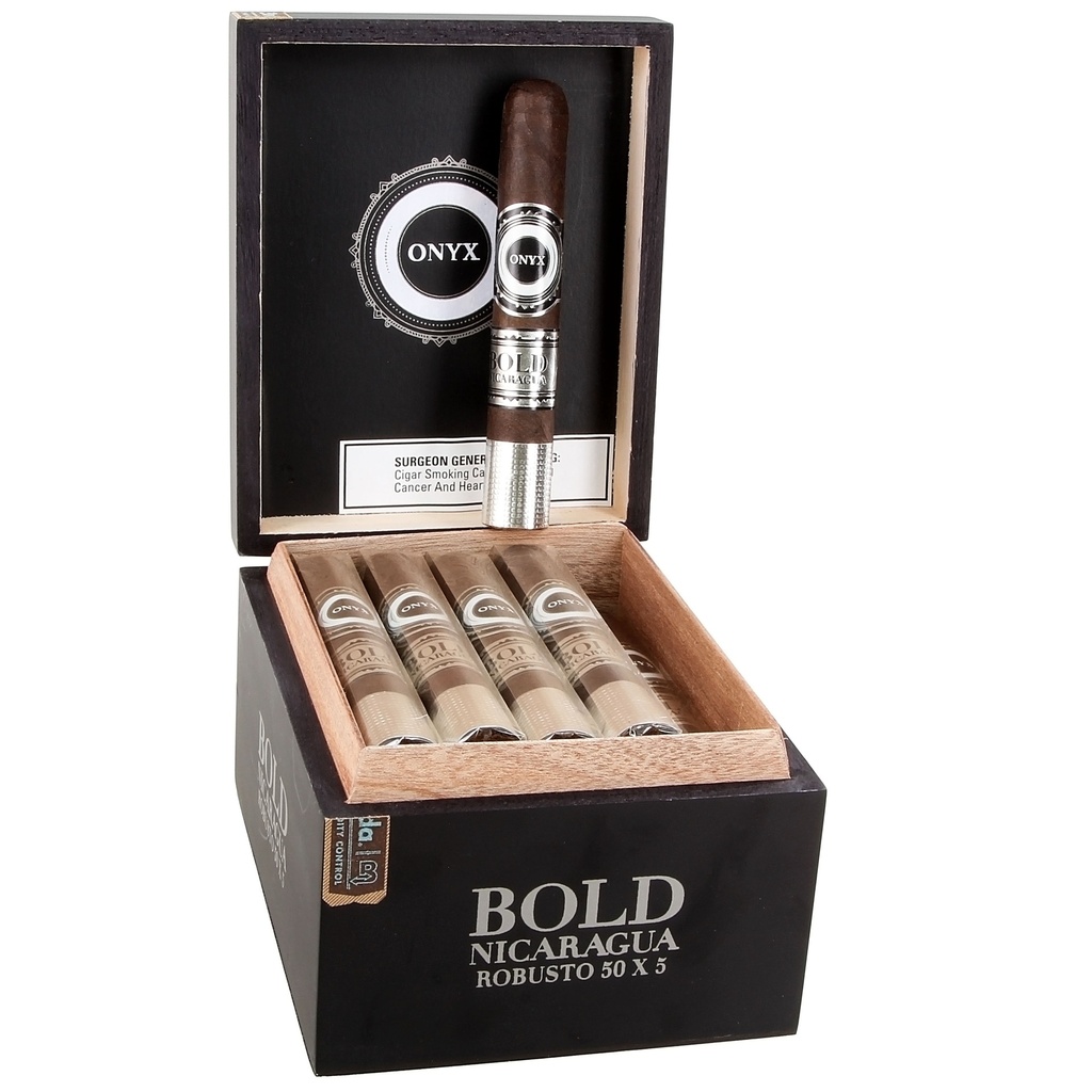 Onyx Bold Nicaragua Robusto Box of 20 - 5" x 50