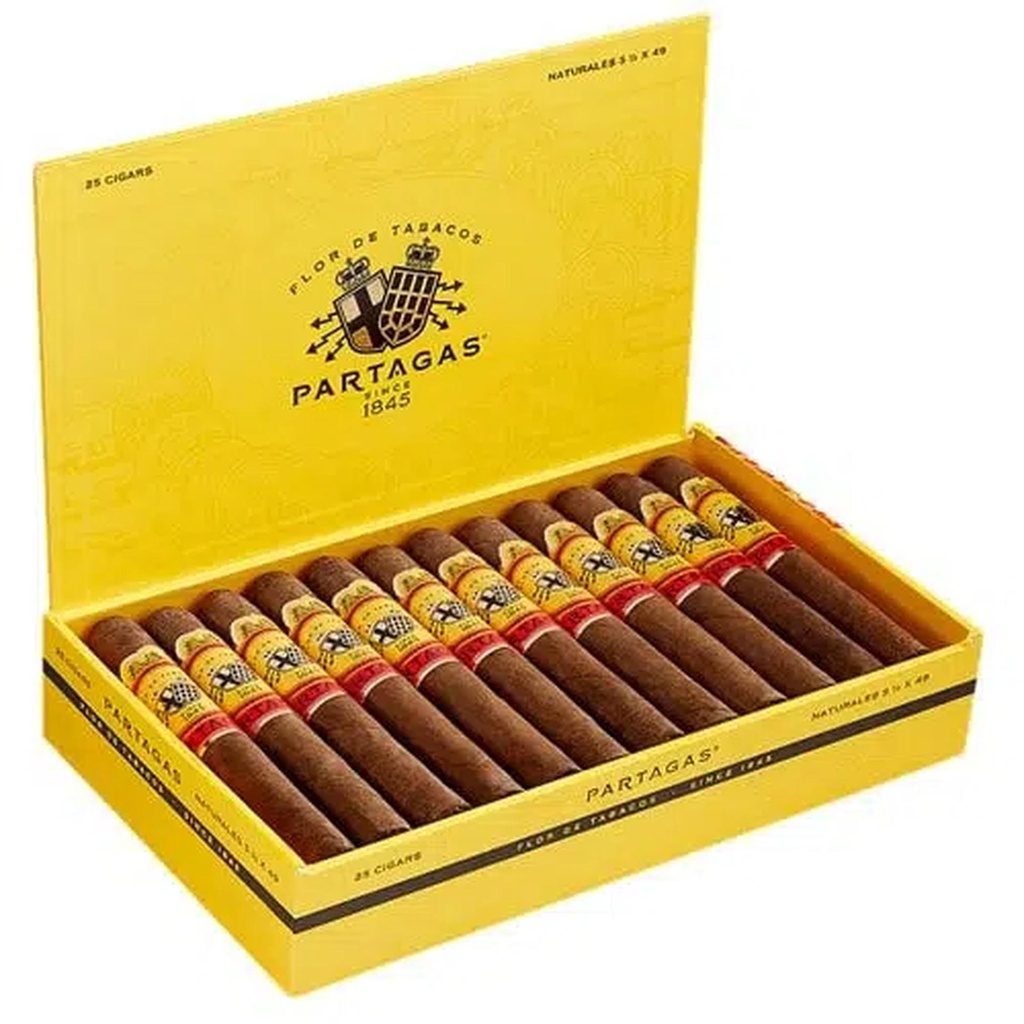 Partagas Natural Fabulosos Box of 25 - 7" x 52