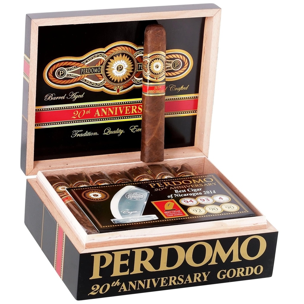 Perdomo 20th Anniversary Maduro Gordo Box of 24 - 6" x 60