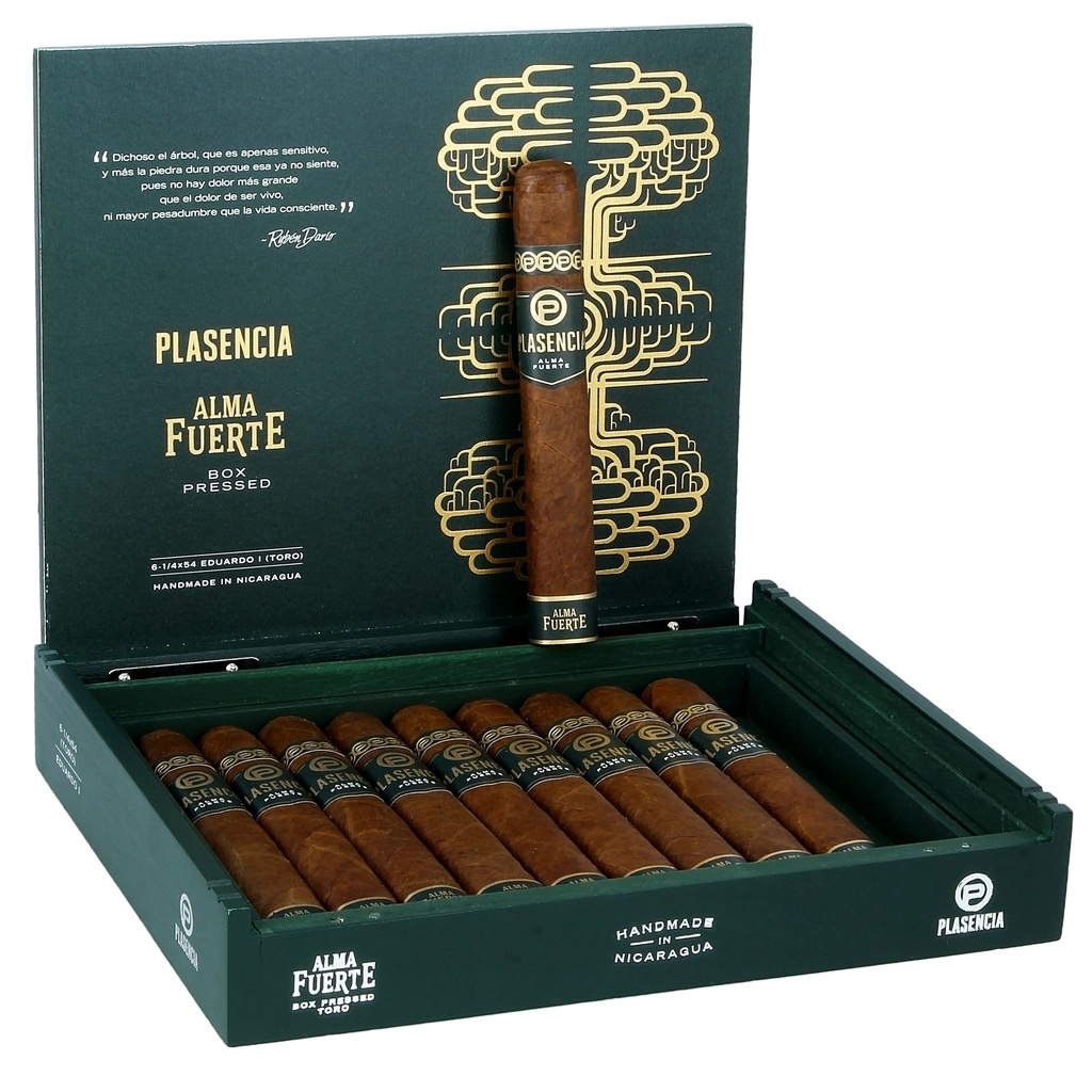 Plasencia Alma Fuerte Natural Eduardo I Box of 10 - 6" 1/4 x 54