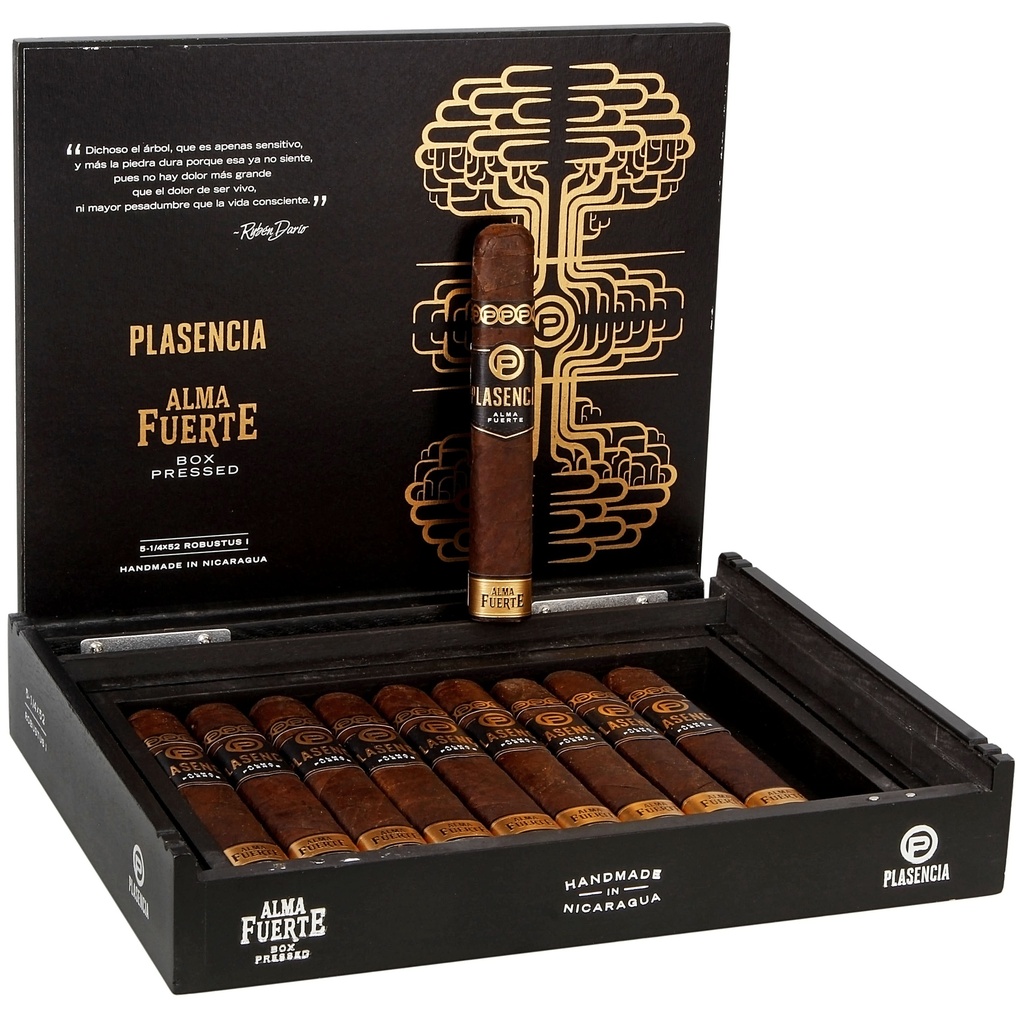 Plasencia Alma Fuerte Robustus I Box of 10 - 5" 1/4 x 52