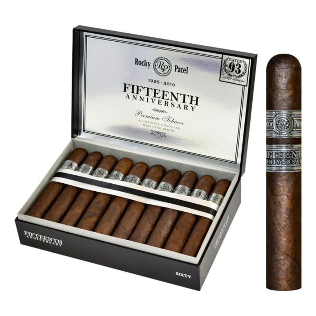 Rocky Patel 15th Anniversary Sixty Box of 20 - 6" x 60  