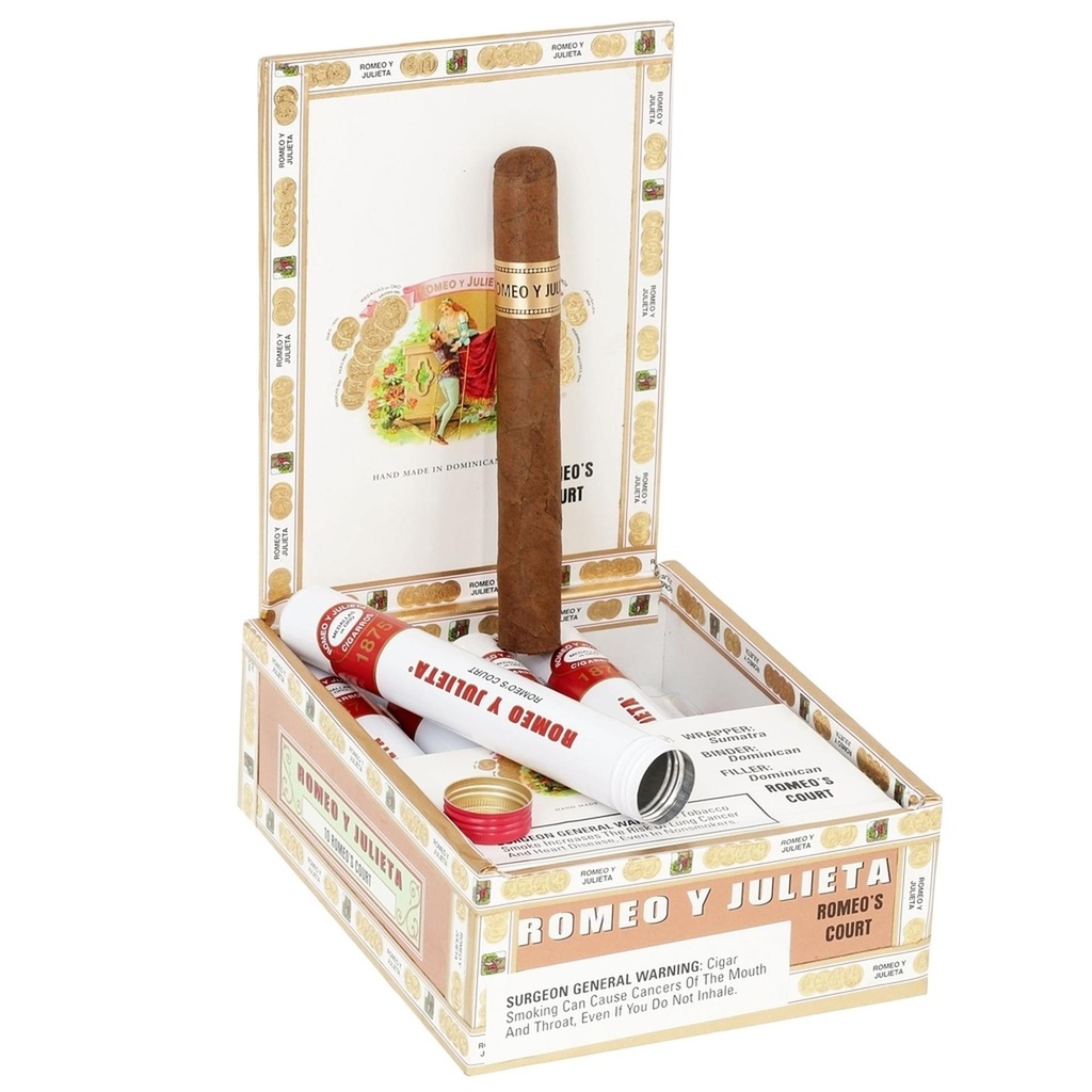 Romeo y Julieta 1875 Romeo's Court Box of 10 - 5" 1/2 x 44