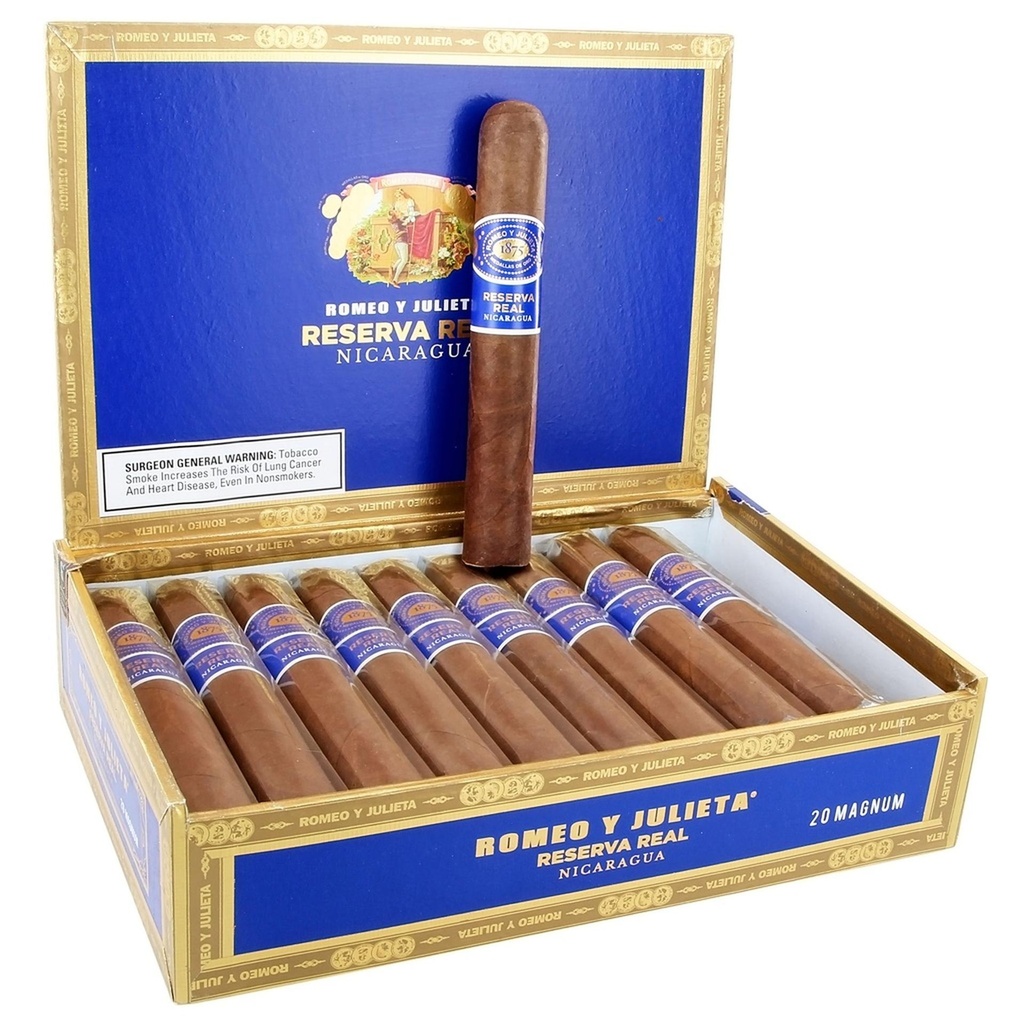 Romeo y Julieta Reserva Real Nicaragua Magnum Box of 20 - 6" x 60