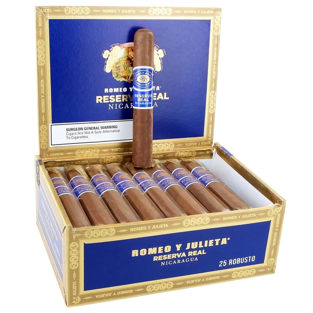 Romeo y Julieta Reserva Real Nicaragua Robusto Box of 25 - 5" x 50