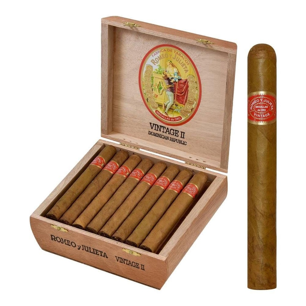 Romeo y Julieta Vintage II Box of 25 - 6" x 46