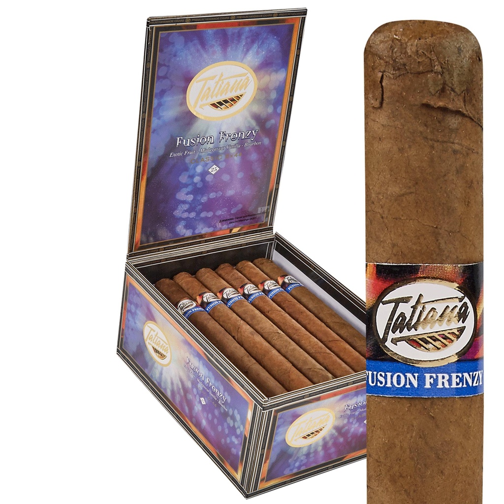 Tatiana Fusion Frenzy Classic Corona Box of 25 - 6" x 44