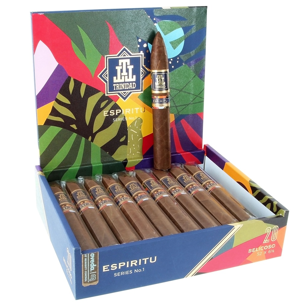 Trinidad Espiritu Belicoso Box of 20 - 6"1/8 x 52
