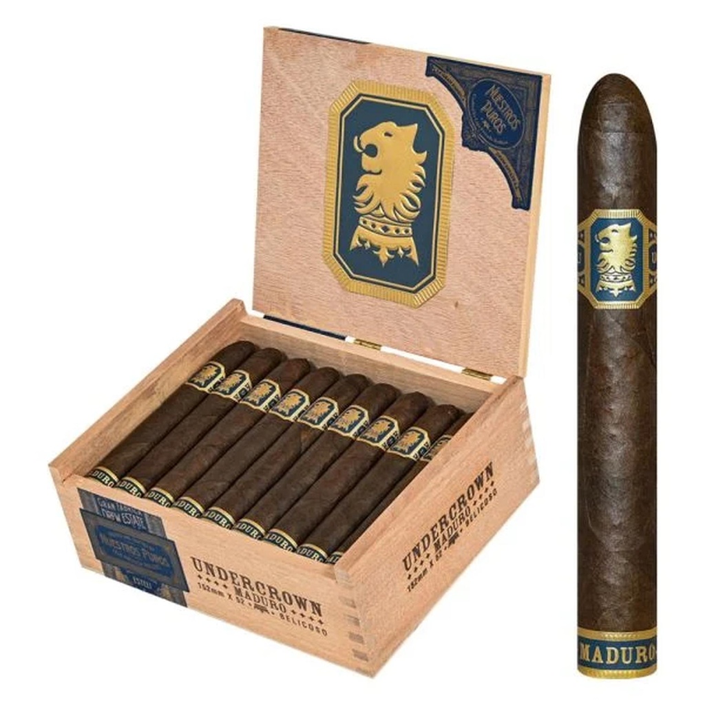 Undercrown Maduro Belicoso Box of 25 - 6" x 52